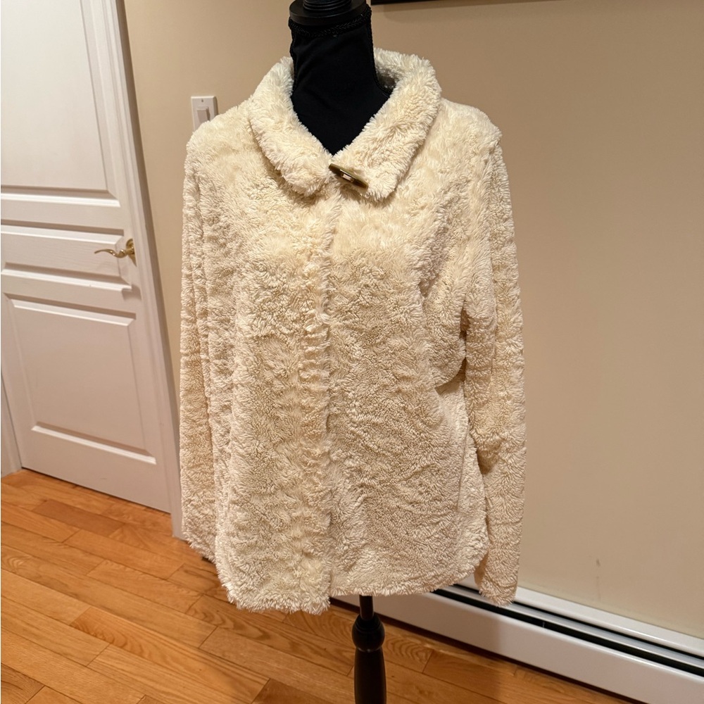 Sanctuary Cream Teddy Jacket